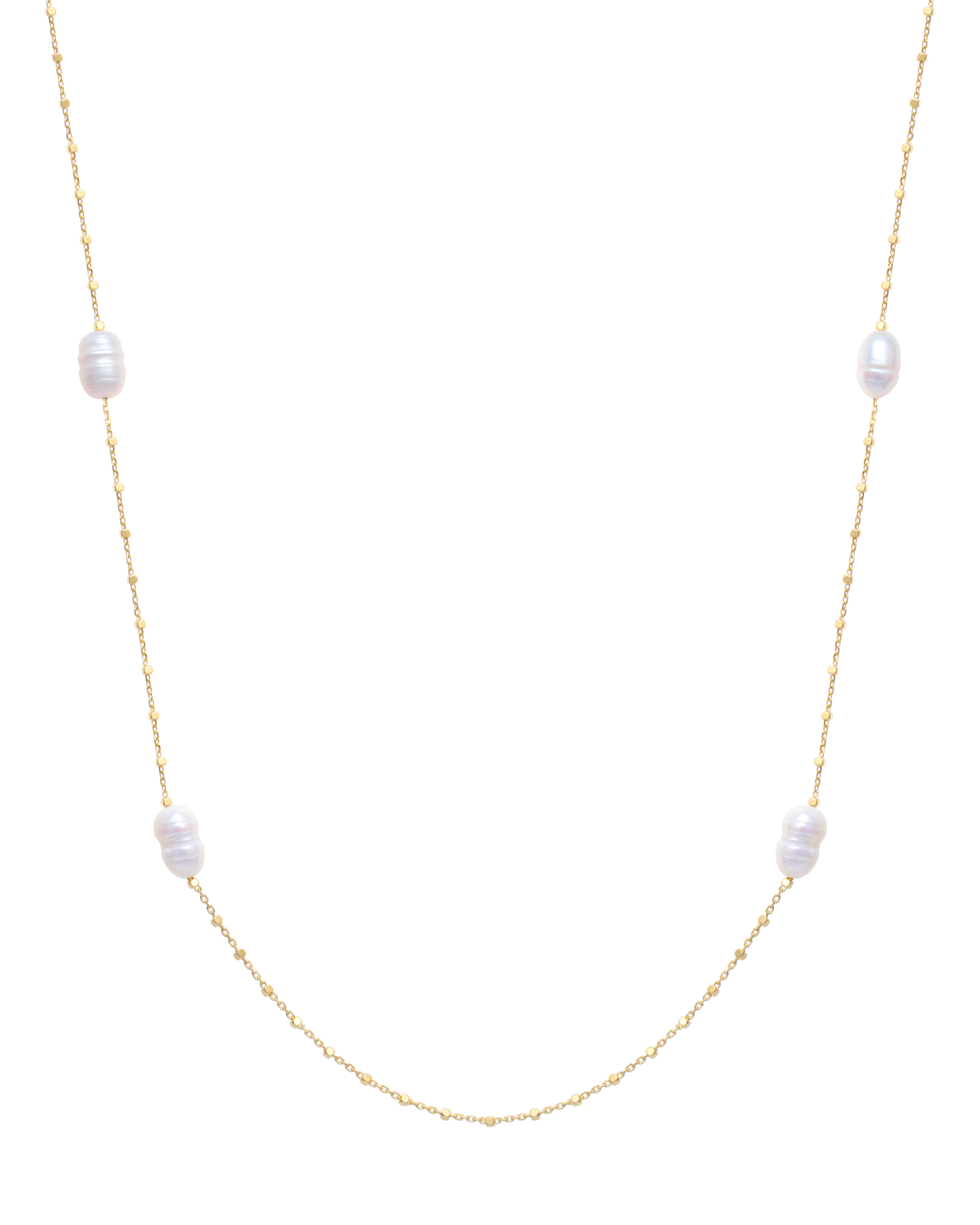 “Shizuku” Freshwater Pearl Station Necklace