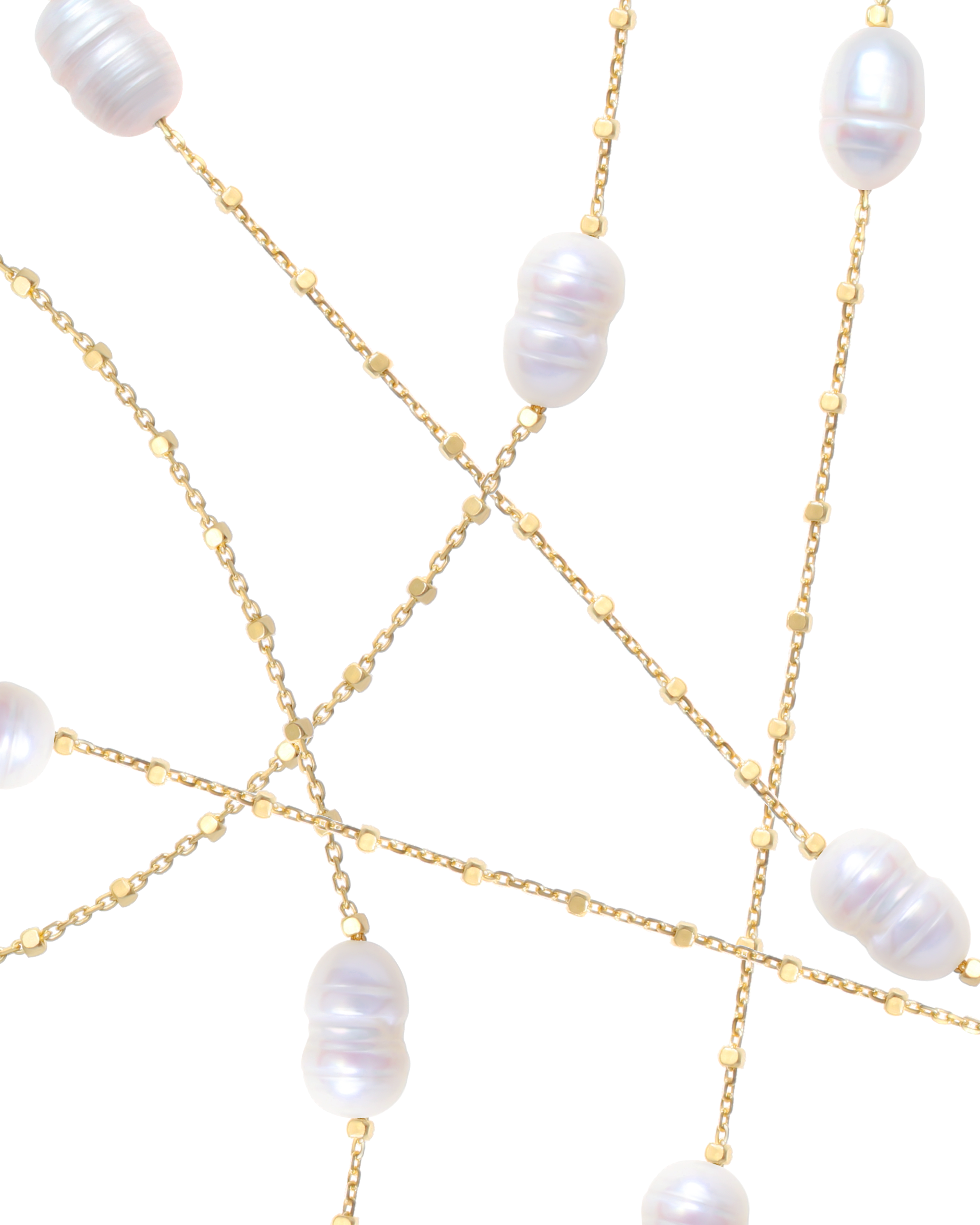 “Shizuku” Freshwater Pearl Station Necklace
