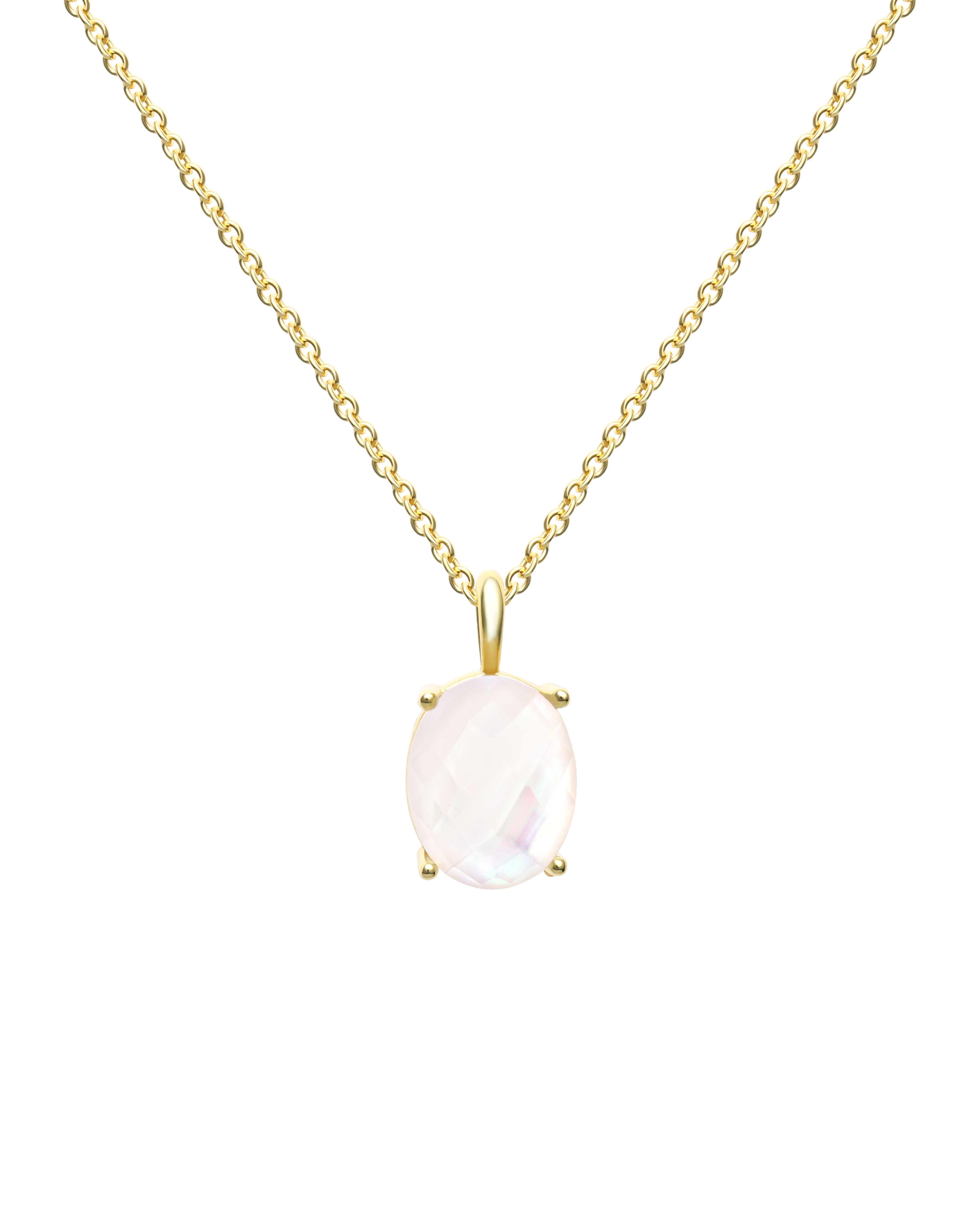 “Pāfekuto” Mother of Pearl Pendant Necklace