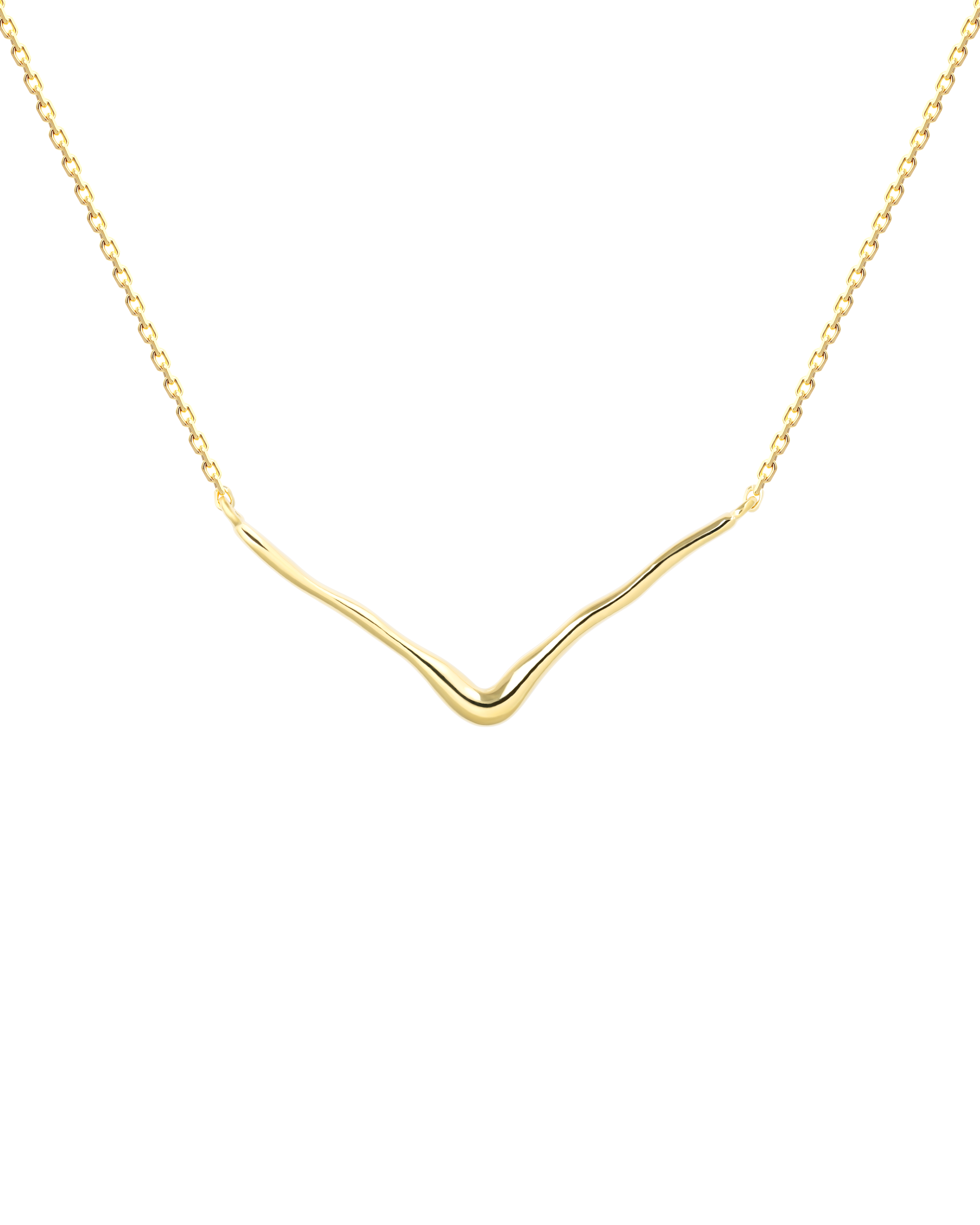 Wabi-Sabi V Pendant “Hōkō” Necklace