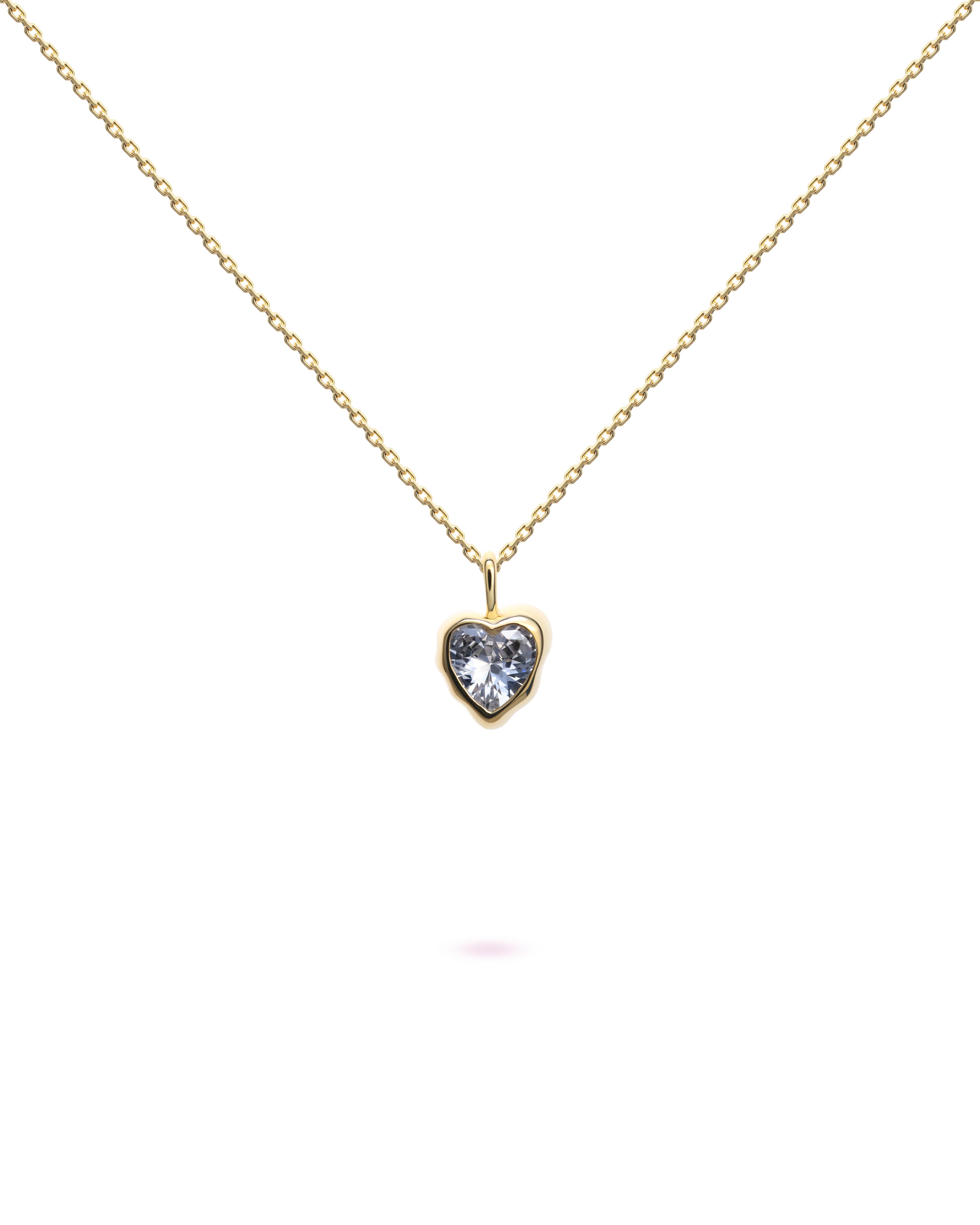 Wabi-Sabi Heart “Hāto” Pendant Necklace