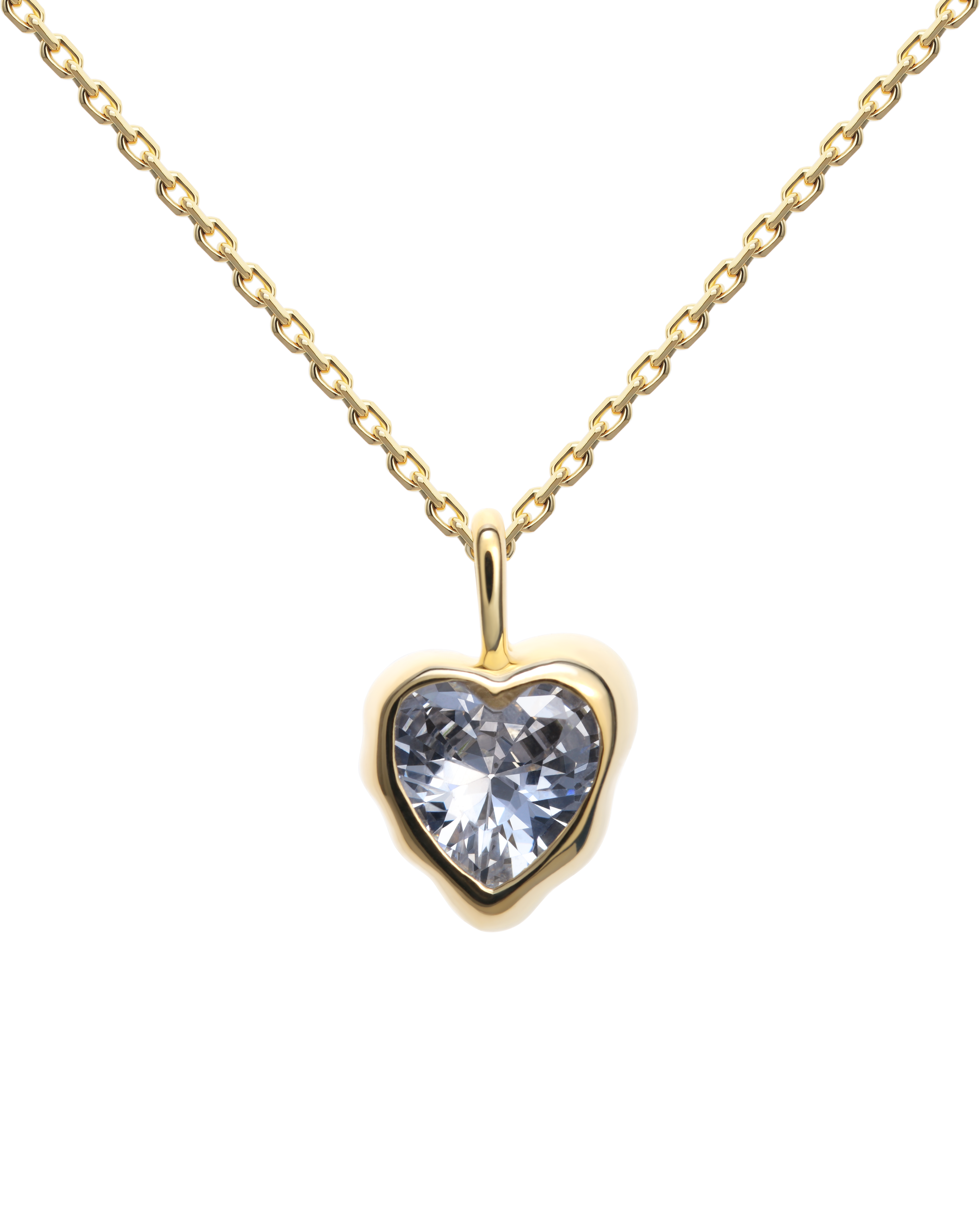 Wabi-Sabi Heart “Hāto” Pendant Necklace