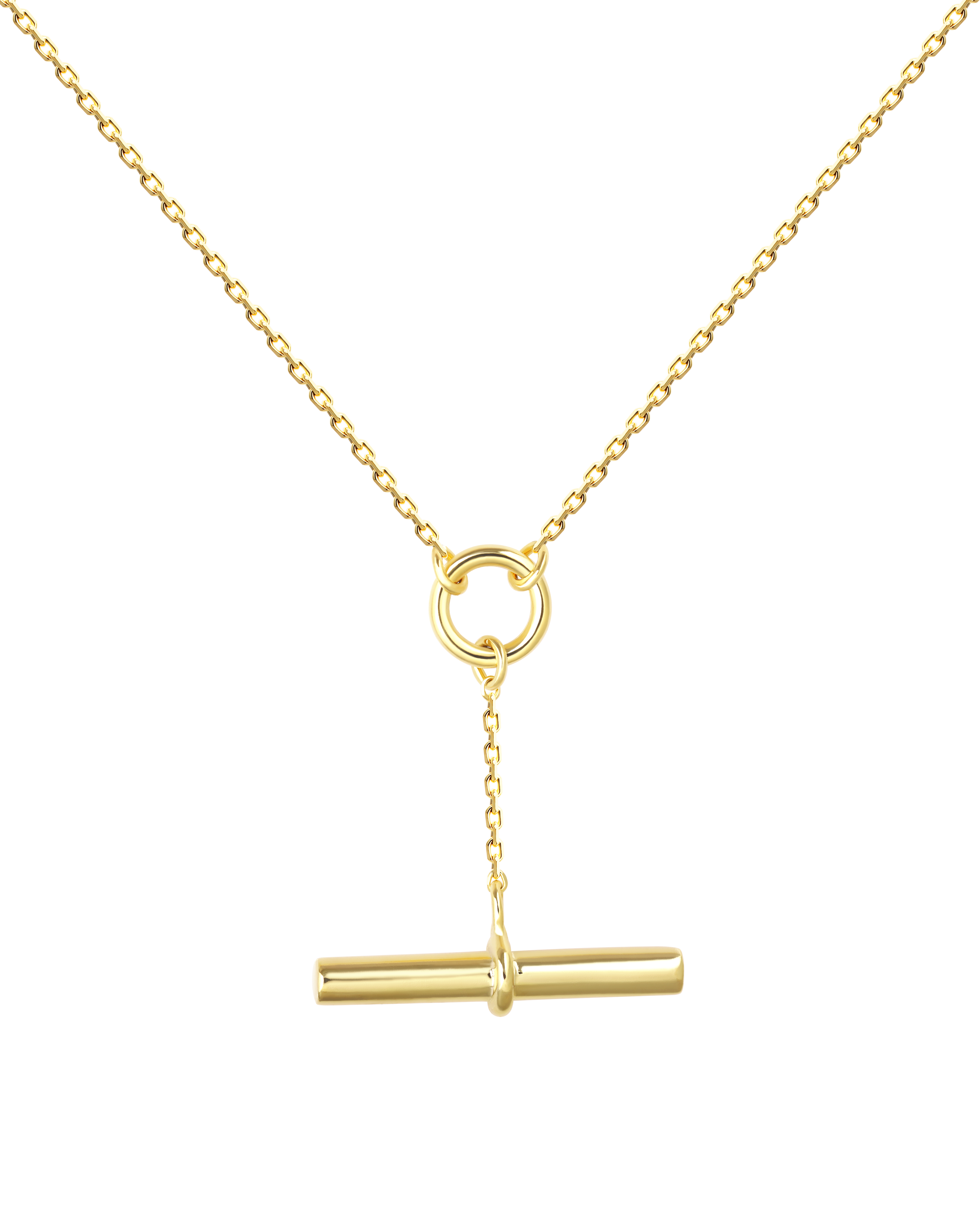 Horizontal Bar “Kinkō” Drop Necklace