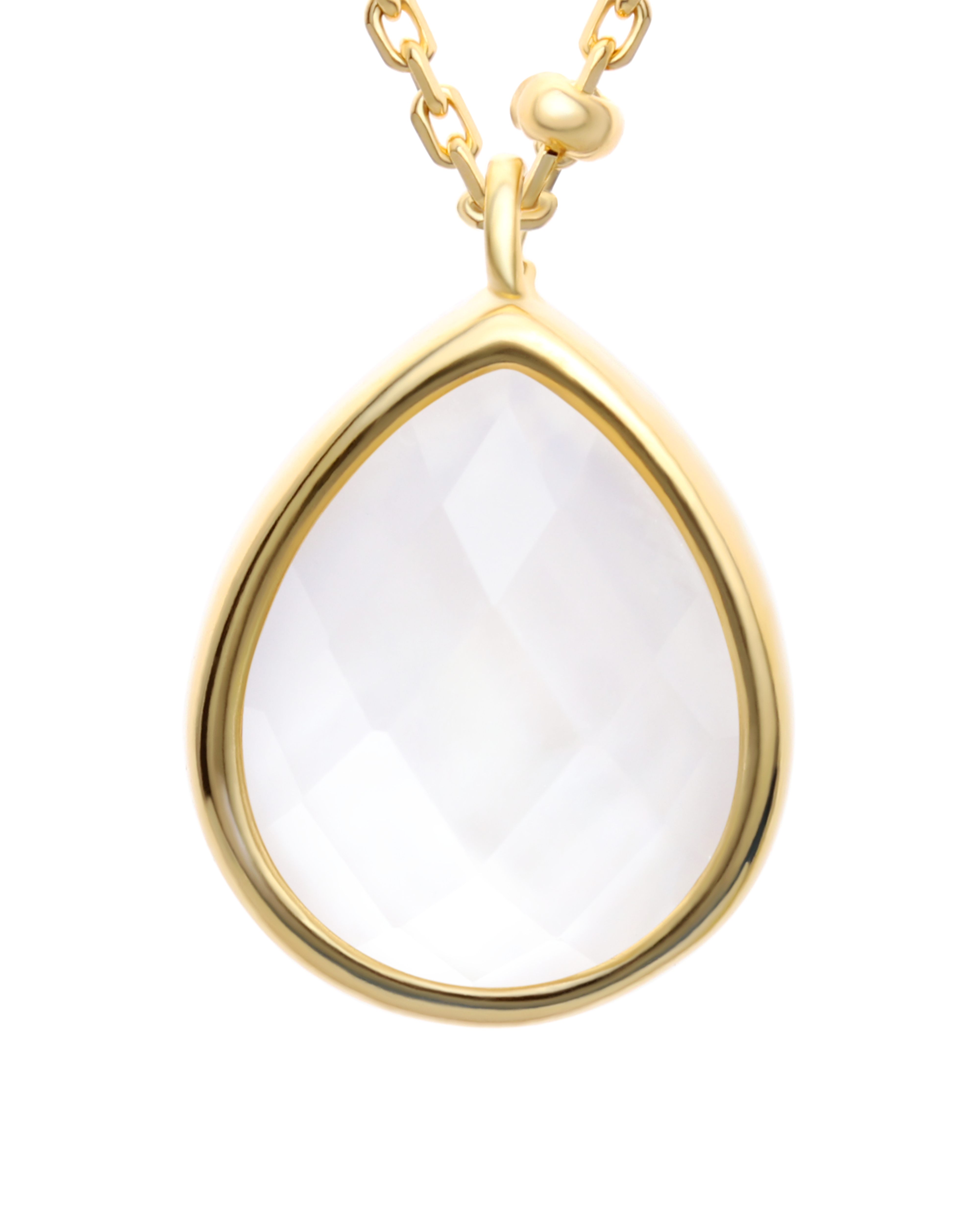 Mother of Pearl no “Namida” Pendant Necklace