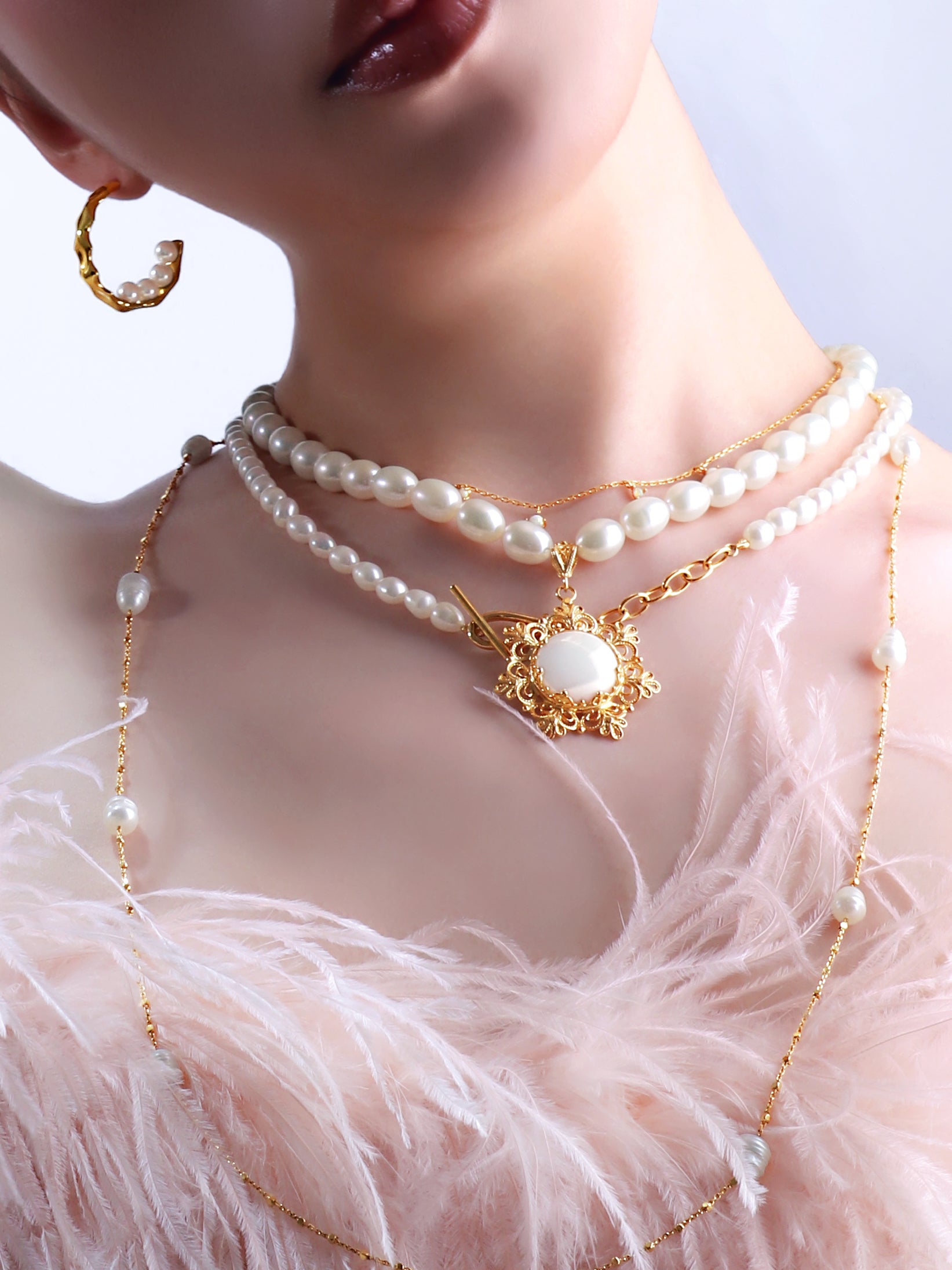 Opal no Petals “Hanabira” Strand Necklace